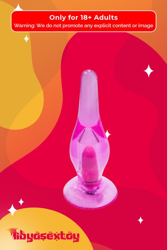 Crystal Anal Vibrating Butt Plug With Suction Cup AD-025