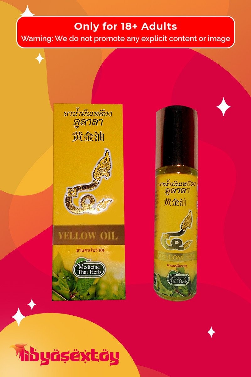 Thai herbal massage yellow oil THP-001