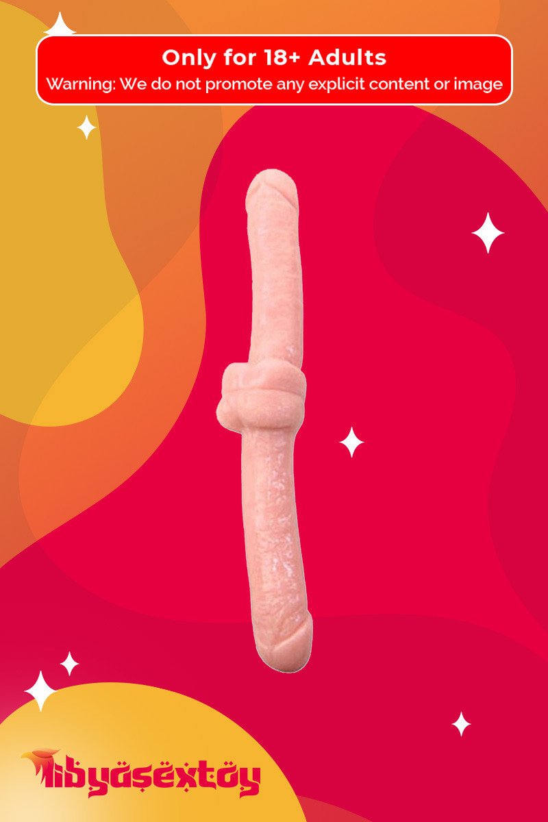 Realistic Double Dong Penis Shaped End  Realistic Non Vibrator RSNV-015