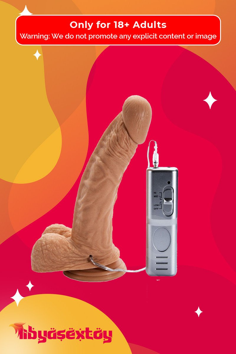 Big Bent 10" Realistic Vibrator Suction Cup Chocolate Dong Vibrator RSV-075