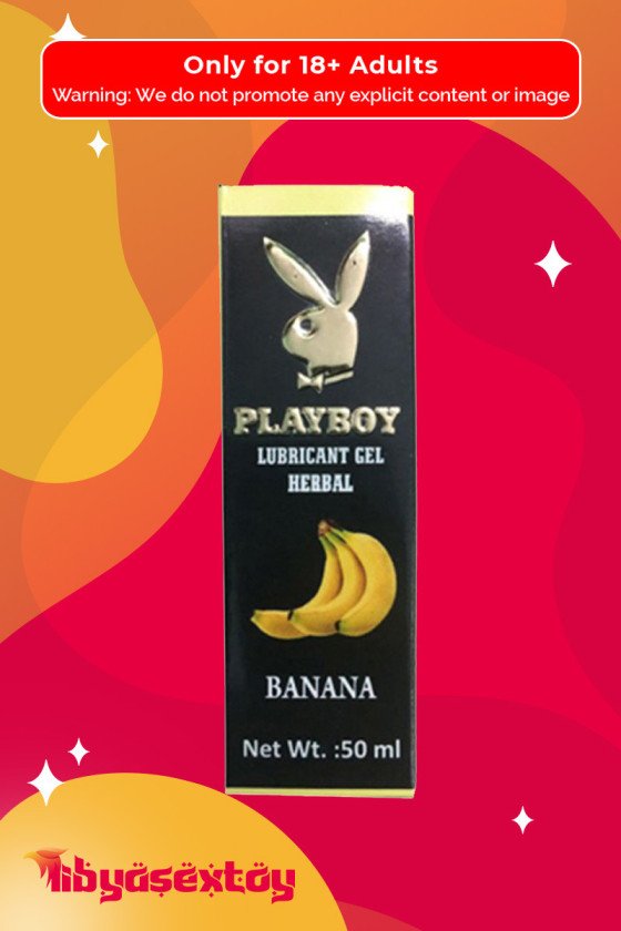 Playboy Lubricant Water Based Gel - Banana Flavoured CGS-031