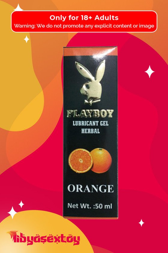 Playboy Lubricant Water Based Gel - Orange Flavoured CGS-033