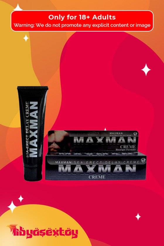 Maxman Delay Sex Creme Penis Enlargement 60g DTZ-004