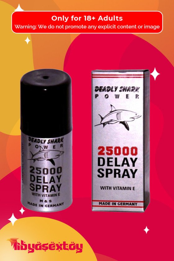 Deadly Shark 25000 Delay Spray for Men with Vitamin E DTZ-007